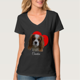 Heart Blenheim Cavalier King Charles Spaniel Liebe T-Shirt