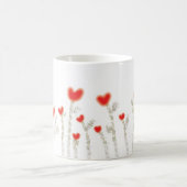 "Heart Blume" Kaffeezubereitung Tasse (Mittel)