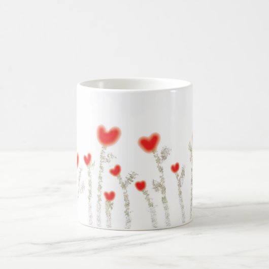 "Heart Blume" Kaffeezubereitung Tasse (Mittel)