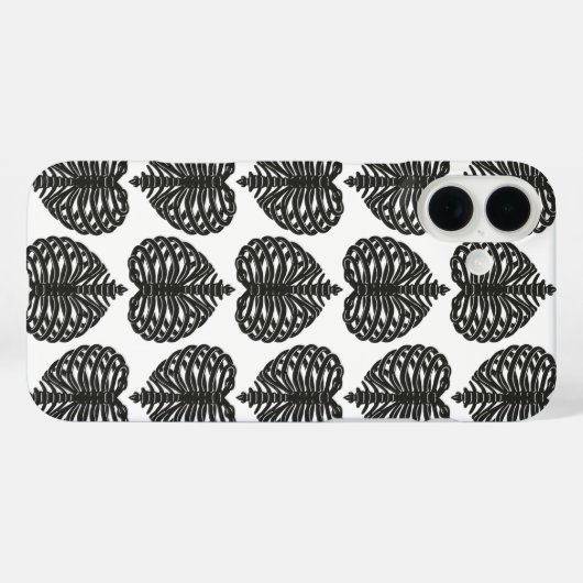 Heart Bones Case-Mate iPhone Hülle (Rückseite (Horizontal))