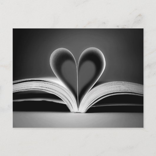 Heart Book Fotografy Postkarte (Vorderseite)