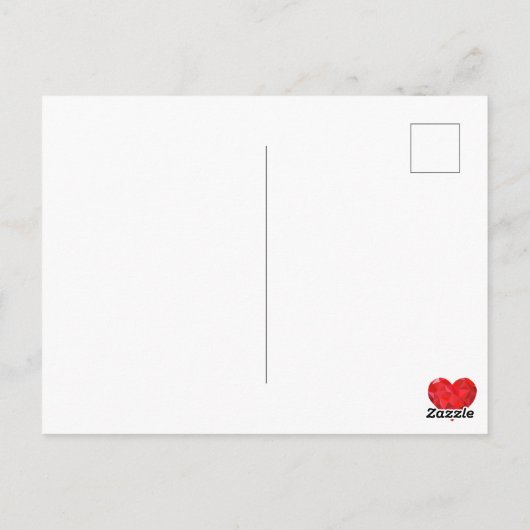 Heart Books Postkarte (Rückseite)