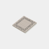 Heart Border  Post-it Klebezettel (angewinkelt)