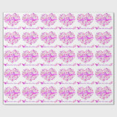 Heart Bouquet Geschenkverpackung Geschenkpapier (Flach)