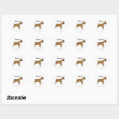 Heart Boxer Stickers (Blatt)
