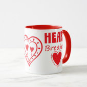 Heart Breaker Valentines Geschenke Tasse (VorderseiteRechts)