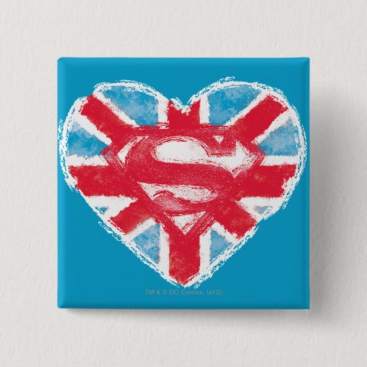 Heart British S-Shield Button (Vorderseite)