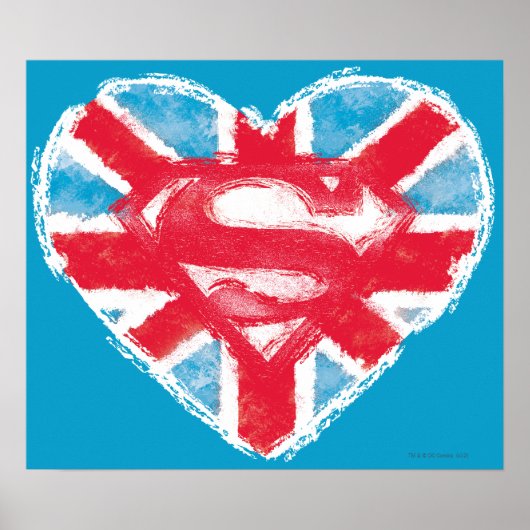 Heart British S-Shield Poster (Vorne)