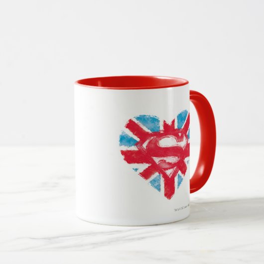 Heart British S-Shield Tasse (VorderseiteRechts)