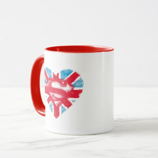 Heart British S-Shield Tasse (Vorderseite Links)