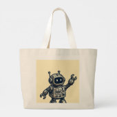 Heart Buddy Tote Bag Jumbo Stoffbeutel (Rückseite)