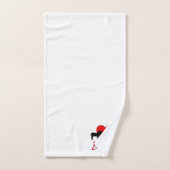 Heart Bulldogs Badhandtuch Set (Handtuch)