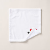 Heart Bulldogs Badhandtuch Set (Waschlappen)