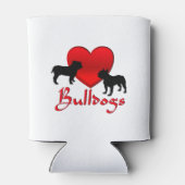 Heart Bulldogs Dosenkühler (Rückseite)
