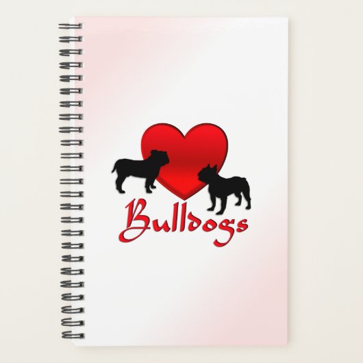 Heart Bulldogs Planer (Vorderseite)