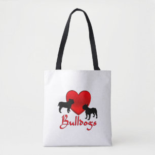 Heart Bulldogs Tasche