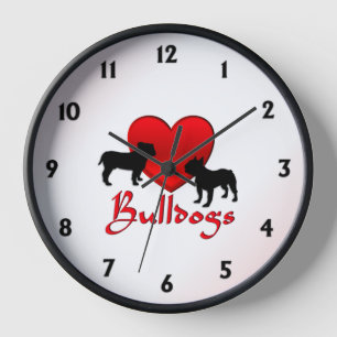 Heart Bulldogs Uhr