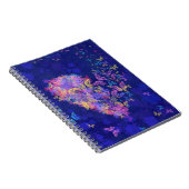 Heart Butterflies Notebook Notizblock (Rechte Seite)