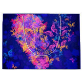 Heart Butterfys Geschenktasche Große Geschenktüte (Vorderseite)