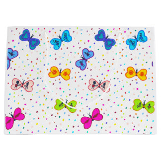 Heart Butterfys Geschenktasche Große Geschenktüte