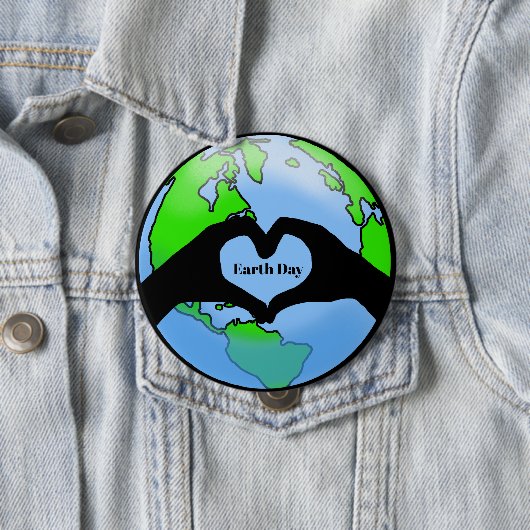 Heart Button des Big Earth Day (Beispiel)
