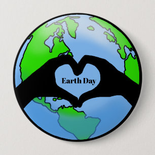 Heart Button des Big Earth Day