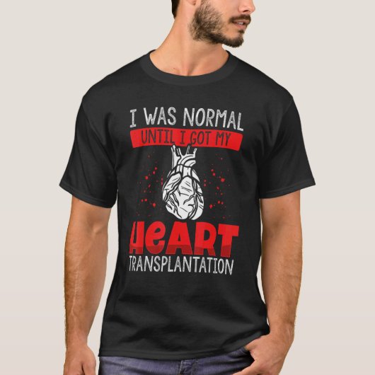 Heart Bypass Heart Transplant Survivor Open Heart T-Shirt (Vorderseite)