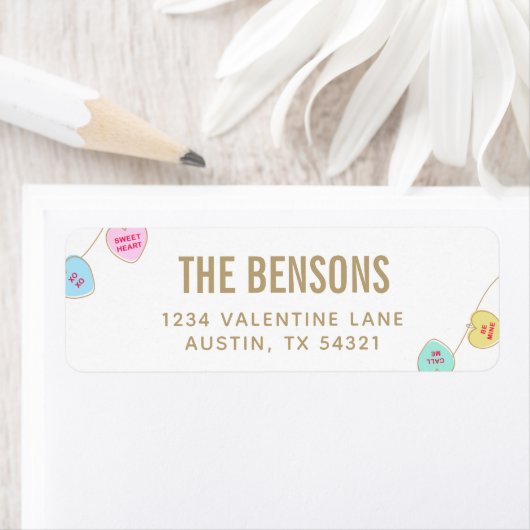 Heart Candy Address Labels (Insitu)