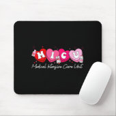 Heart Candy Micu Nurse Valentine's Day Medical Cri Mousepad (Mit Mouse)