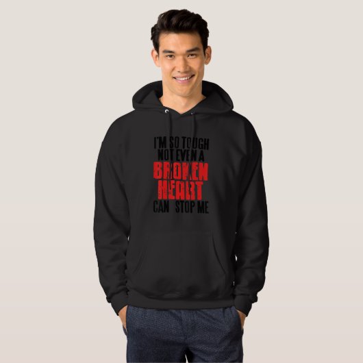 Heart Cardiac Pacemaker Quote for Coronary Bypass  Hoodie (Vorne ganz)