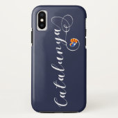 Heart Cataluna Handy Case, Katalonien Case-Mate iPhone Hülle (Rückseite)