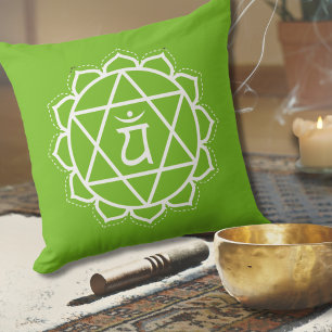 Heart Chakra   Anahata   Grüne Meditation Kissen