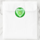 Heart Chakra Aufkleber (Tasche)