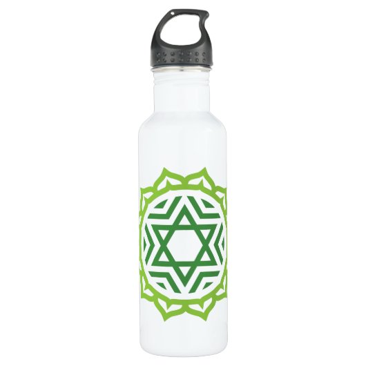 Heart Chakra Energy Trinkflasche (Vorderseite)