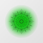 Heart Chakra Fensteraufkleber (Blatt)