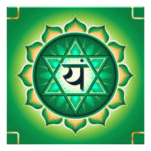 Heart Chakra Fotodruck (Vorne)