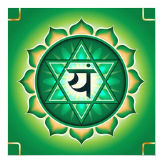Heart Chakra Fotodruck (Vorne)