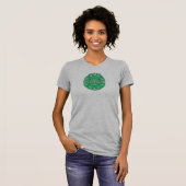 Heart Chakra Green Mandala Womens T-Shirt (Vorne ganz)
