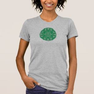 Heart Chakra Green Mandala Womens T-Shirt