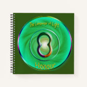 Heart Chakra - Honorar Power Notebook Notizblock (Vorderseite)