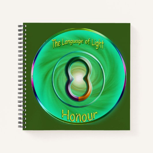 Heart Chakra - Honorar Power Notebook Notizblock (Vorderseite)
