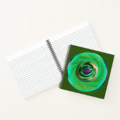 Heart Chakra - Instinktives Power-Notebook Notizblock (Innenseite)