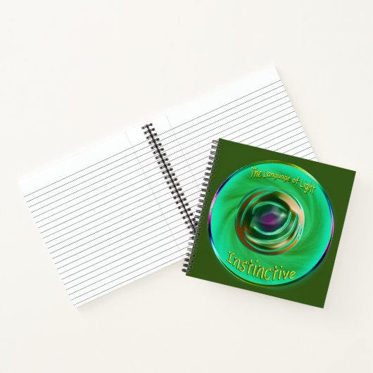 Heart Chakra - Instinktives Power-Notebook Notizblock (Innenseite)