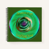 Heart Chakra - Instinktives Power-Notebook Notizblock (Vorderseite)
