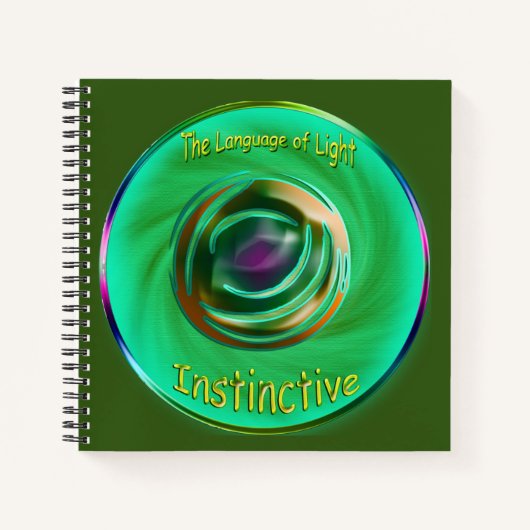 Heart Chakra - Instinktives Power-Notebook Notizblock (Vorderseite)
