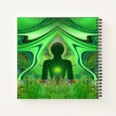 Heart Chakra - Instinktives Power-Notebook Notizblock (Rückseite)