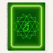 Heart Chakra Journal Notebook Notizblock (Vorderseite)