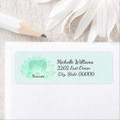 Heart Chakra Lotus Namaste Rücksendeadresse (Insitu)