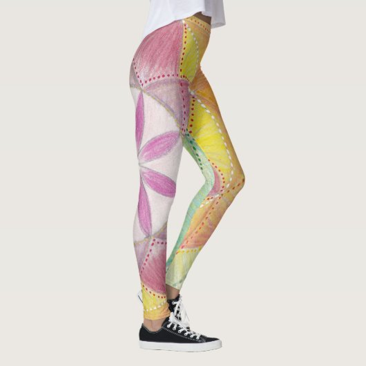 Heart Chakra Mandala Leggings (Rechts)