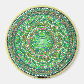 Heart Chakra Mandala Magnets Magnet (Vorne)
